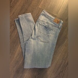 American Eagle Outfitters Light Blue Jeggings Jeans